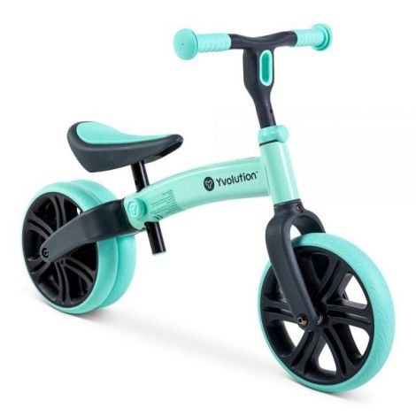 Bicicleta copii 2-5 ani, fara pedale, Yvolution Y Velo Junior Green, YVOLUTION YVYT16G2 - imagine 8